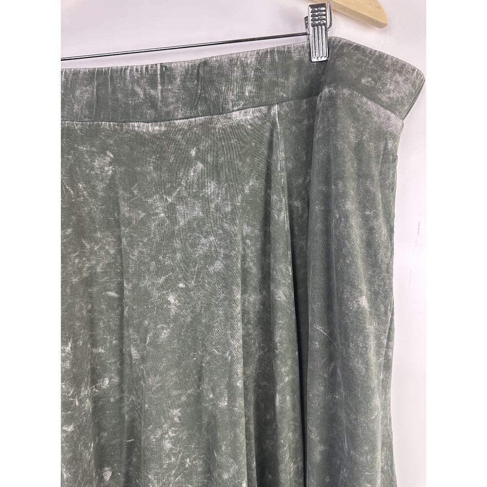 Torrid Handkerchief Mini Skirt Super Soft Washed Olive Plus Size 3 3X Grunge - Picture 4 of 11
